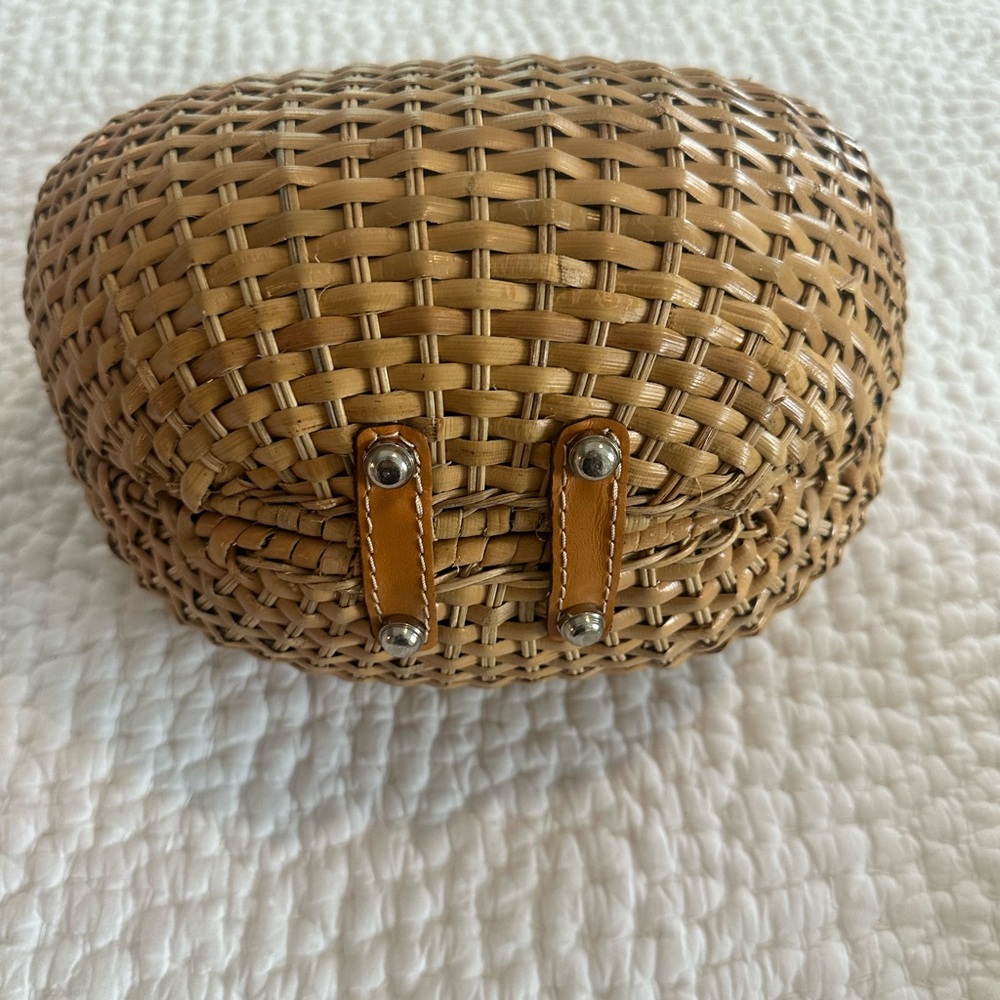 Kayu Ines wicker straw basket bag - Picture 4 of 10